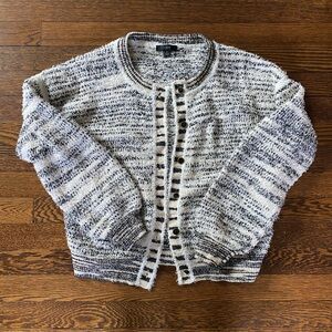 JCRREW Black and White Cardigan